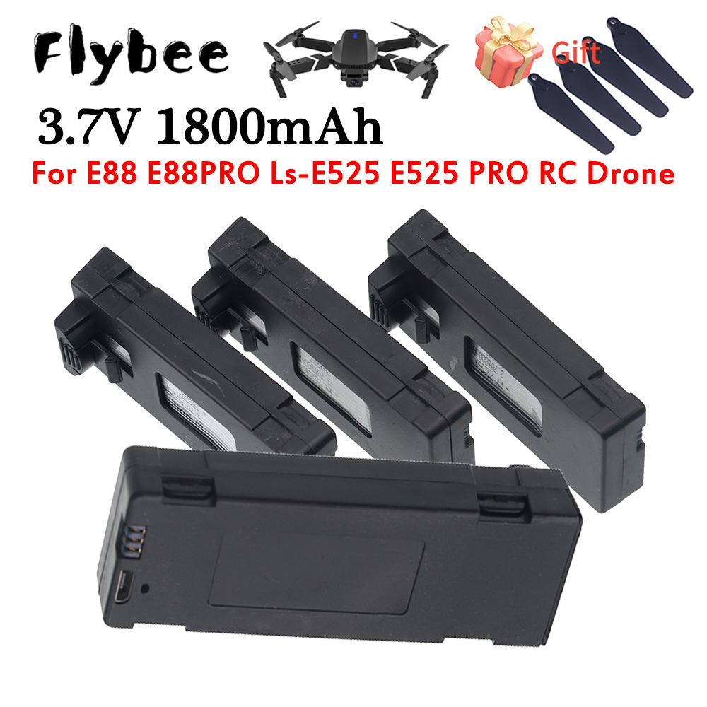 Eachine Drone E58 - Para e88 bateria recarregável 3.7v 1800mah
