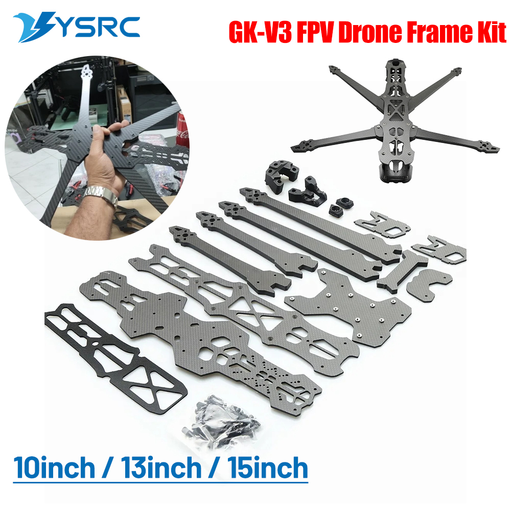 Fpv Drone Quadcopter - GK-V3 10 polegadas/13 polegadas/15 polegadas FPV