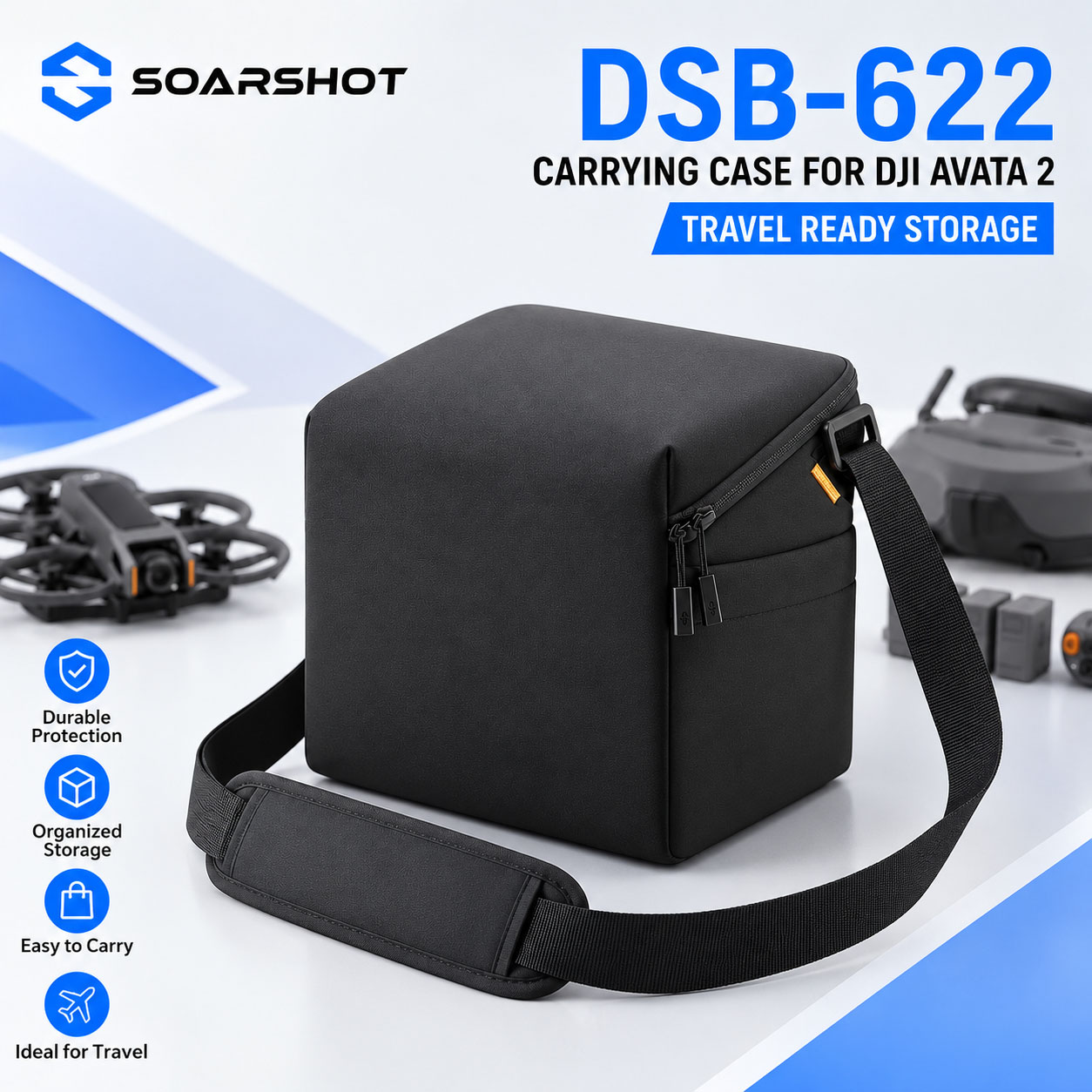 Fpv Drone Bag - Estojo de Transporte SOARSHOT para DJI