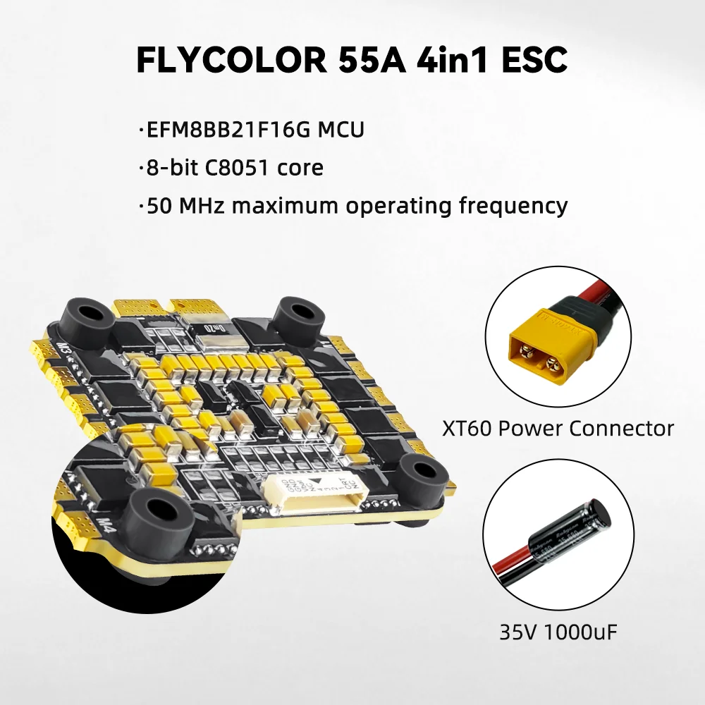 FLYCOLOR BLS-04 ESC 4 em 1 55A - Fpv Drone Quadcopter avaliação e preço