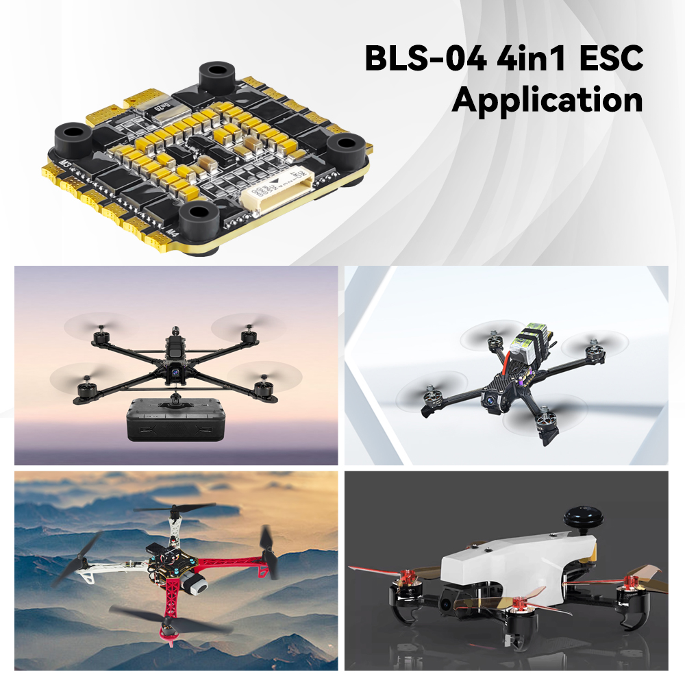 FLYCOLOR BLS-04 ESC 4 em 1 55A - Fpv Drone Quadcopter avaliação e preço