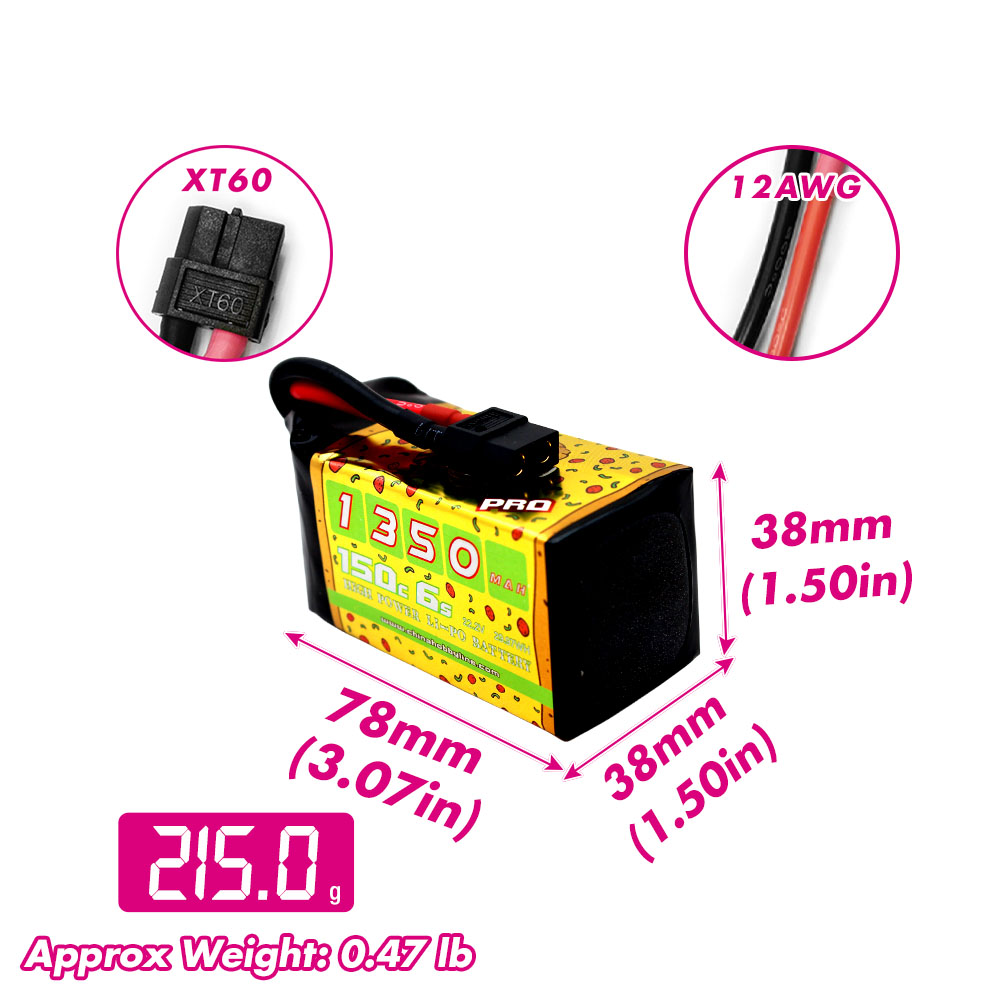 2 Baterias Lipo CNHL 6S 22.2V  - Fpv Drone Bag avaliação e preço