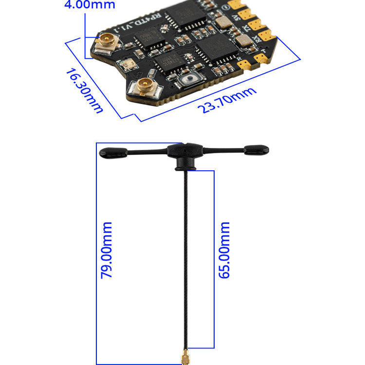 Receptor RadioMaster RP4TD Exp - Fpv Drone Bag avaliação e preço